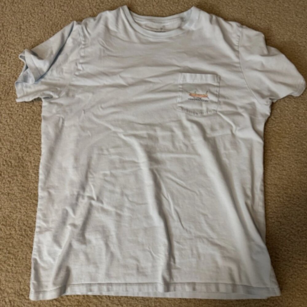 Men’s Light Blue Vineyard Vines T-Shirt - Size XL